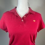 Aeropostale Vintage Y2K Women Red Polo Top Medium Short Sleeve Preppy Tennis Photo 1