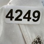 Vtg. S. Claassen Embellished Western Shirt Floral Rhinestone Studs Short Sleeve White Size M Photo 9