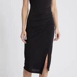 Socialite  Twist Shoulder Body-Con Dress Size Small Black Photo 0