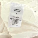 Sage The Label  Orange White Tie Dye Striped Halter Hi-Low Dress Photo 5