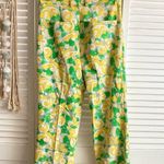 ZARA High Waist Floral Psychedelic Crop Pants| XS Photo 2