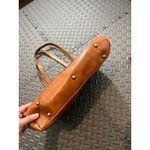 Patricia Nash ‎ V1308 Vegan Brown Poppy Smooth Leather Shoulder Bag Purse Photo 2