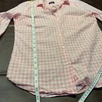 UNTUCKit Womens Pink Gingham Checkered 100% Cotton Button Down Shirt Size 0 Photo 14