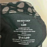 Ann Taylor  Women's Five Pocket Kick Crop Pants‎ Black Print Design Size 2 Photo 4