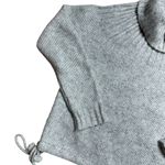 Madewell Light Grey Snowbound Drawstring Pullover Sweater Women’s US L Photo 2