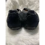 Etienne Aigner Nature Beaded Black Suede Slip-On Loafers With Leather Trim & Cushioned Insole 7 Photo 4