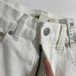 Madewell NWT 90s Straight Leg Jeans Women's Size 26 Ripped Distressed Off White Photo 8