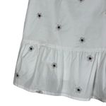 Altar'd State NWT Altar’d State Mini Skirt Womens M White Floral Embroidered Pleated Prairie Photo 2