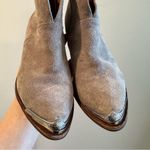 Jeffrey Campbell Jeffery Campbell Chauenga Western Bootie Taupe Suede Size 6.5 Photo 1