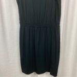 J.Jill  Black Sleeveless Knit Stretch Midi Dress Sz.XL NWT Photo 3