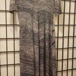 Connected Apparel Connected dress short sleeves brown and tan v neck  size sp Photo 2