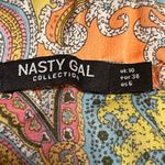 Nasty Gal The Price You Paisley Womens Size 6 Multicolored Long Sleeve Crop Top Photo 2
