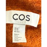COS  Ballet Wrap Orange pumpkin V Neck Tie Front Wool and Alpaca Sweater Size XS Photo 2