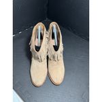 Joie  Loren Fringe Booties‎ Suede Leather Western Cowboy Beige Womens 39 US 9 Photo 1