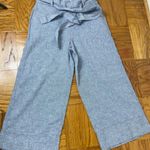 Banana Republic  BLAKE PAPERBAG-WAIST HERRINGBONE LINEN CROP PANT size 4 NEW Photo 0