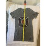 Adidas (E-142) womens t-shirt Chicago shorts sleeves size M grey color Photo 5