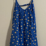 Lush Clothing 5/$55 !! 🔥 Lush Blue Dress with Gold Polka Dots Photo 0