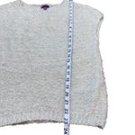 Vince Camuto ‎ Ivory Gold Fuzzy Sweater Poncho XS Photo 8