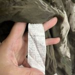 Belle France Women Size S Fit M Blouse Top Silk Olive Green Pullover Boho Fairy Size M Photo 3