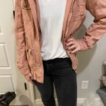 American Rag Pink Utility Jacket Photo 0