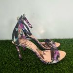 Ted Baker London Mylli Heel Sandal Sz 8.5 (38.5) Black Iguazu Satin Photo 2