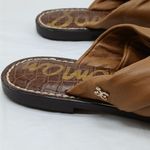 Sam Edelman  Garson Sandals Womens 6M Brown Leather Slip On Slides Summer Shoes Photo 3