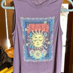 Obsessive Love  Sunset Graphic Purple Tank Top Size Small Photo 0