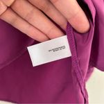 Old Navy 🦋 Fuschia Purple Button Down Long Sleeve Blouse Medium Office Photo 2