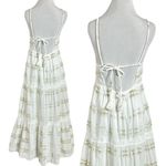 Aerie Tie Dye Maxi Dress White Size Small Ethereal Goddess Summer Bohemian Beach Photo 12