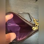 Coach Dark Brown Signature Wristlet Photo 1