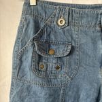 Vintage Y2K Khakis & Co ‎ Size 10 Wide Leg Blue Denim Shorts Bermuda Photo 1