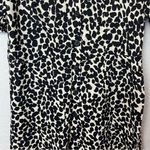 H&M BNWT!  Leopard Print V-Neck Mini Button-up Dress w/ Puffy Sleeve Size M Photo 5