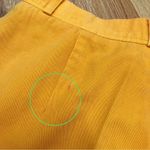 VINTAGE 80s 90s Mustard Yellow Pleated High Waist Mom Shorts Preppy Retro Size 0 Photo 7