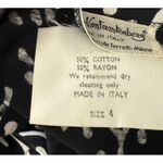 Diane Von Furstenberg DVF  Wrap Dress XS Black White Geometric Italy 1970 Vintage Photo 7