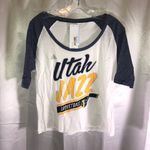 Adidas NBA Utah Jazz Women short 1/2 sleeve TSHIRT 🆕 size small Photo 1