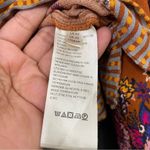 Free People  Women's Purple Multi Stripe/Floral Mix-n-Match Bell Sleeve Top sz XS Photo 4