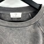 Anthropologie T.la Washed Grey Pull Over Sweatshirt Size Small Photo 3