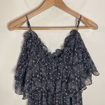 MISA Los Angeles  Suki cold shoulder asymmetric ruffled mini dress size XS Photo 3