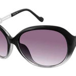 Jessica Simpson  Black Oval Sunglasses Photo 0