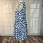 Rachel Ashwell Floral Blue and White Shift Dress Size S Photo 3