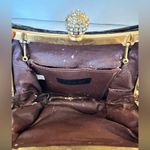 Another Y & S Original Vintage Croc Embossed Evening Bag w Crystal embellishment Gray Photo 6