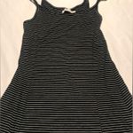 Vans Women’s Black and White Striped Spaghetti Strap Skater Dress Size S Photo 2