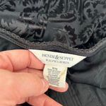 Vintage Denim & Supply Black Semi Sheer Burnout Long Sleeve Scoop Neck Shirt Size M Photo 4