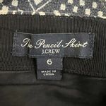 J.Crew  The Pencil Skirt Tan Black Diamond Print Lined Size 6 Photo 33