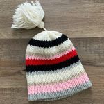 Old Navy Winter Striped Knit Hat with Tassel Photo 0