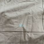 Alo Yoga Soft Sculpt Long Sleeve Corset Crop Top Taupe Sz L Photo 9