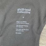Girlfriend Collective  Black Cropped Racerback Sport Athletic Bra Top S Photo 3
