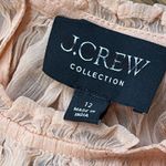 J.CREW Tiered Ruffle Dress in Chiffon Size 12 Coral Pastel Beach CI873 READ Pink Photo 7