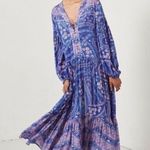 FP TO LOVE celestial/floral print midi dress Size Small Photo 1