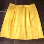 J.Crew NWOT canary yellow  mini skirt. Sz 00. Photo 0